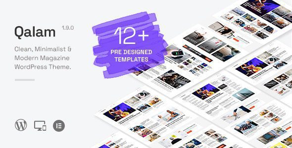 Qalam –  Theme wordpress tin tức và báo chí