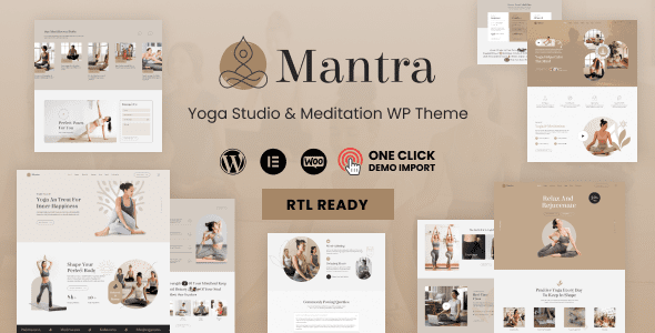 Mantra – Theme Wordpress Yoga Fitness