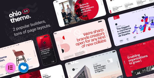 Ohio – Theme WordPress Đa Năng Cho Portfolio & Agency Sáng Tạo