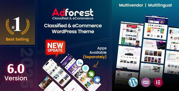 AdForest – Theme WordPress Danh sách Quảng cáo