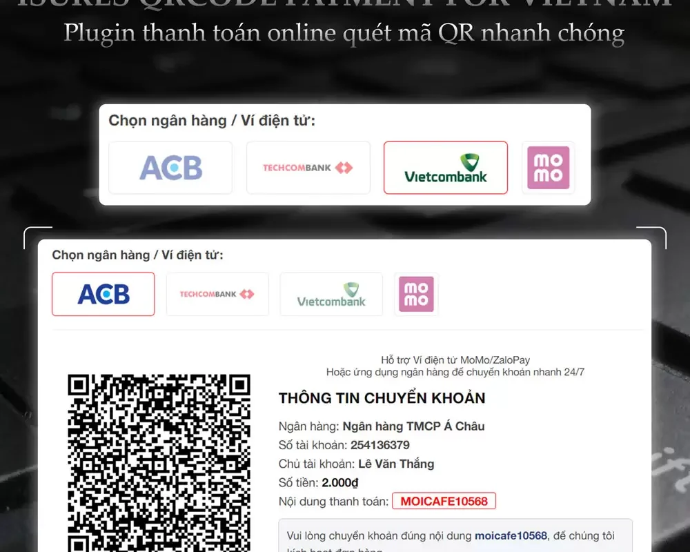 iSures QrCode Payment for Vietnam