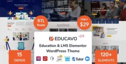 Educavo 3.3.0 Education WordPress Theme