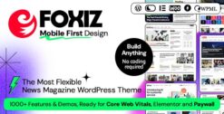 Foxiz 2.6.4 – Them wordpress Newspaper và Magazine
