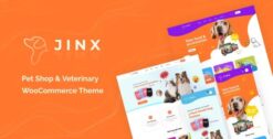 Theme Jinx 1.0.8 - Theme WooCommerce cho cửa hàng thú cưng và thú y