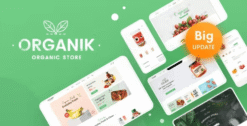 Theme Organik 3.4.0 - Theme WordPress cho cửa hàng thực phẩm hữu cơ