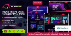 Playrex 1.1.0 – Theme WordPress Tin tức về Thể thao điện tử & Trò chơi