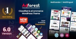 AdForest 6.0.7 – Chủ đề WordPress Danh sách Quảng cáo