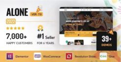 Alone – Theme WordPress Đa Năng Cho Tổ Chức Từ Thiện và Phi Lợi Nhuận