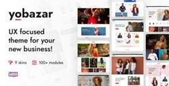 Yobazar 1.6.1 – Trình Xây Dựng Cửa Hàng Thời Trang WooCommerce Với Elementor